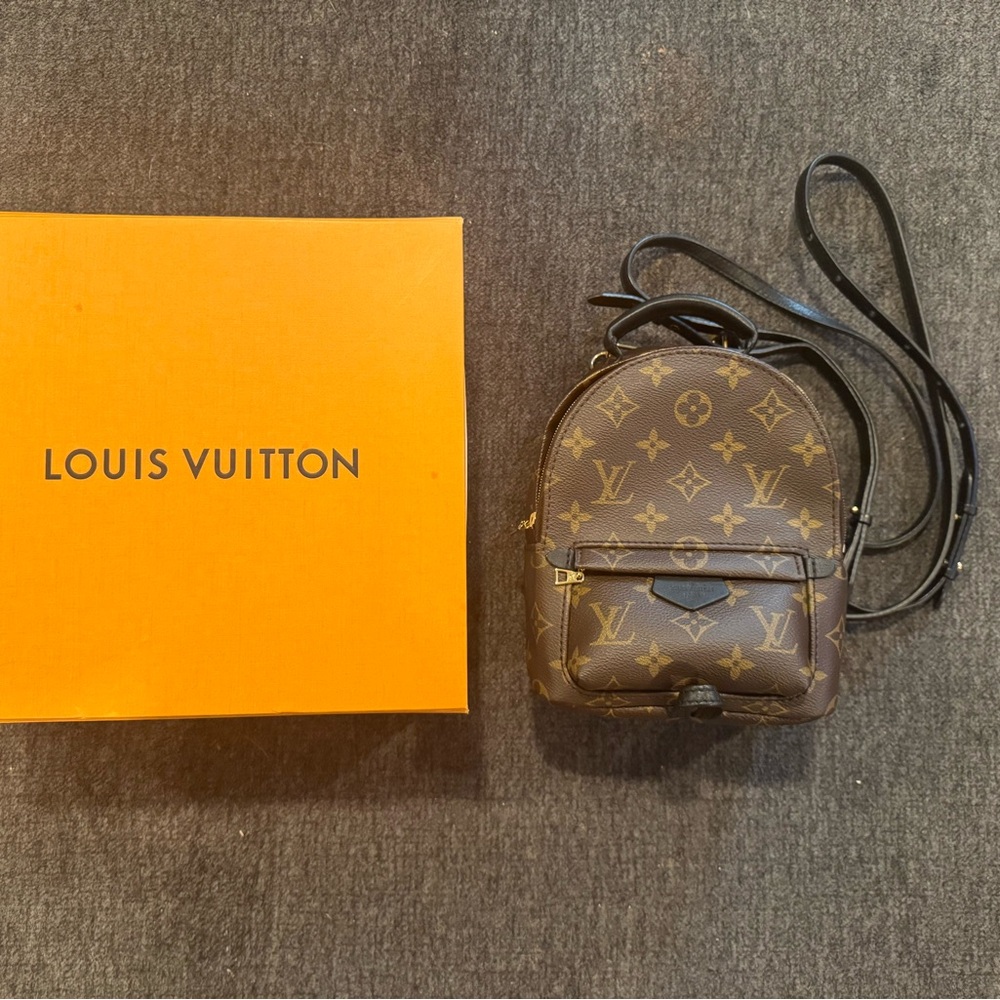 Louis Vuitton Palm Springs Monogram Mini Backpack Crossbody